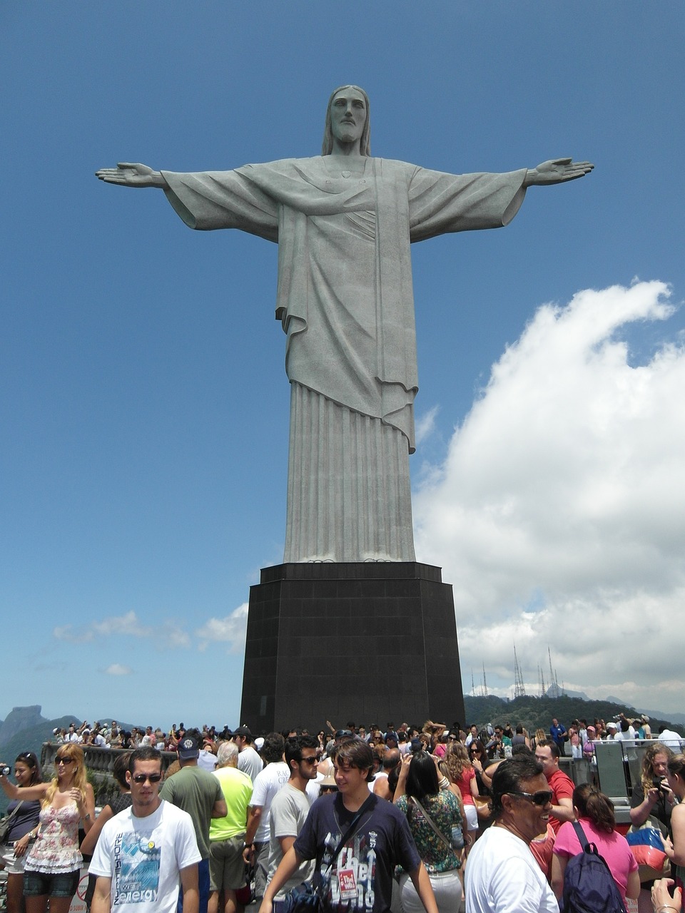 rio de janeiro, cristo redentor, christo, statue, rio, brasil, landmark, people, monument, cristo redentor, cristo redentor, cristo redentor, cristo redentor, cristo redentor